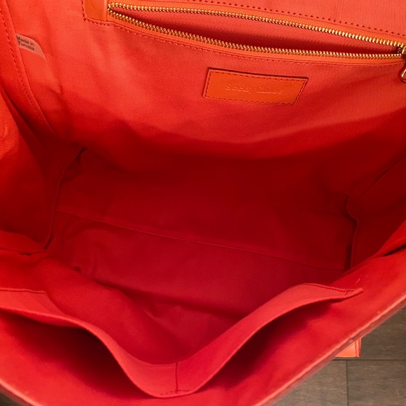 NWT SEE BY CHLOE Messenger Style Bag or Crossbody Georgia Peach Purse Handbag - Picture 5 of 14